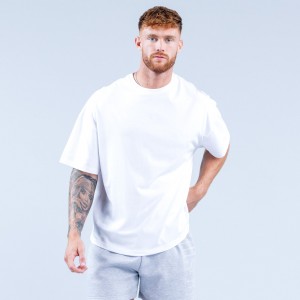 Camiseta DFYNE Recharge Graphic Hombre Blancas | 1753-BCJZD