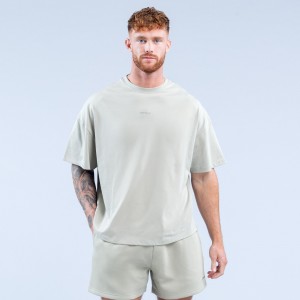 Camiseta DFYNE Recharge Hombre Gris | 6718-DWKCZ