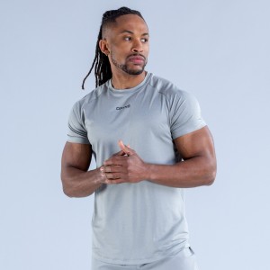 Camiseta DFYNE Stealth Training Hombre Gris | 3124-CFPHX