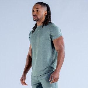Camiseta DFYNE Stealth Training Hombre Verde Oliva | 7291-UJLEY