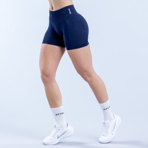Shorts DFYNE Defy 4.5" Mujer Azul Marino | 6473-FYIJN