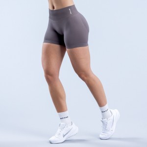 Shorts DFYNE Impact 4.5" Mujer Moradas | 6153-XHNRB