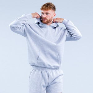 Sudadera con Capucha DFYNE Recharge Graphic Hombre Gris | 9658-ISYPJ