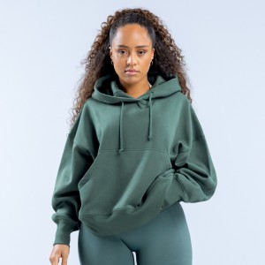 Sudadera con Capucha DFYNE Signature Mujer Verde | 2367-UOVZK