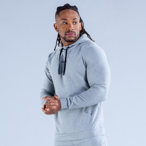 Sudadera con Capucha DFYNE Stealth Midweight Hombre Gris | 5794-TMEBP