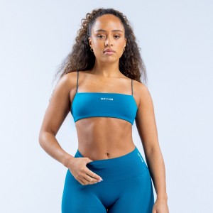 Sujetador Deportivo DFYNE Defy Strappy Mujer Azules | 0435-SZMWE