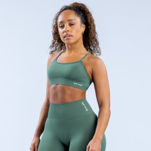 Sujetador Deportivo DFYNE Dynamic Backless Mujer Verde | 5064-WOAIP
