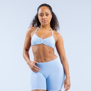 Sujetador Deportivo DFYNE Impact Strappy Mujer Azules | 3450-UVWBY