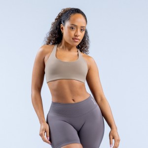 Sujetador Deportivo DFYNE Origin Racer Back Mujer Kaki | 5347-CGJZI