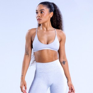 Sujetador Deportivo DFYNE Revive Mujer Gris | 3489-JEYMI