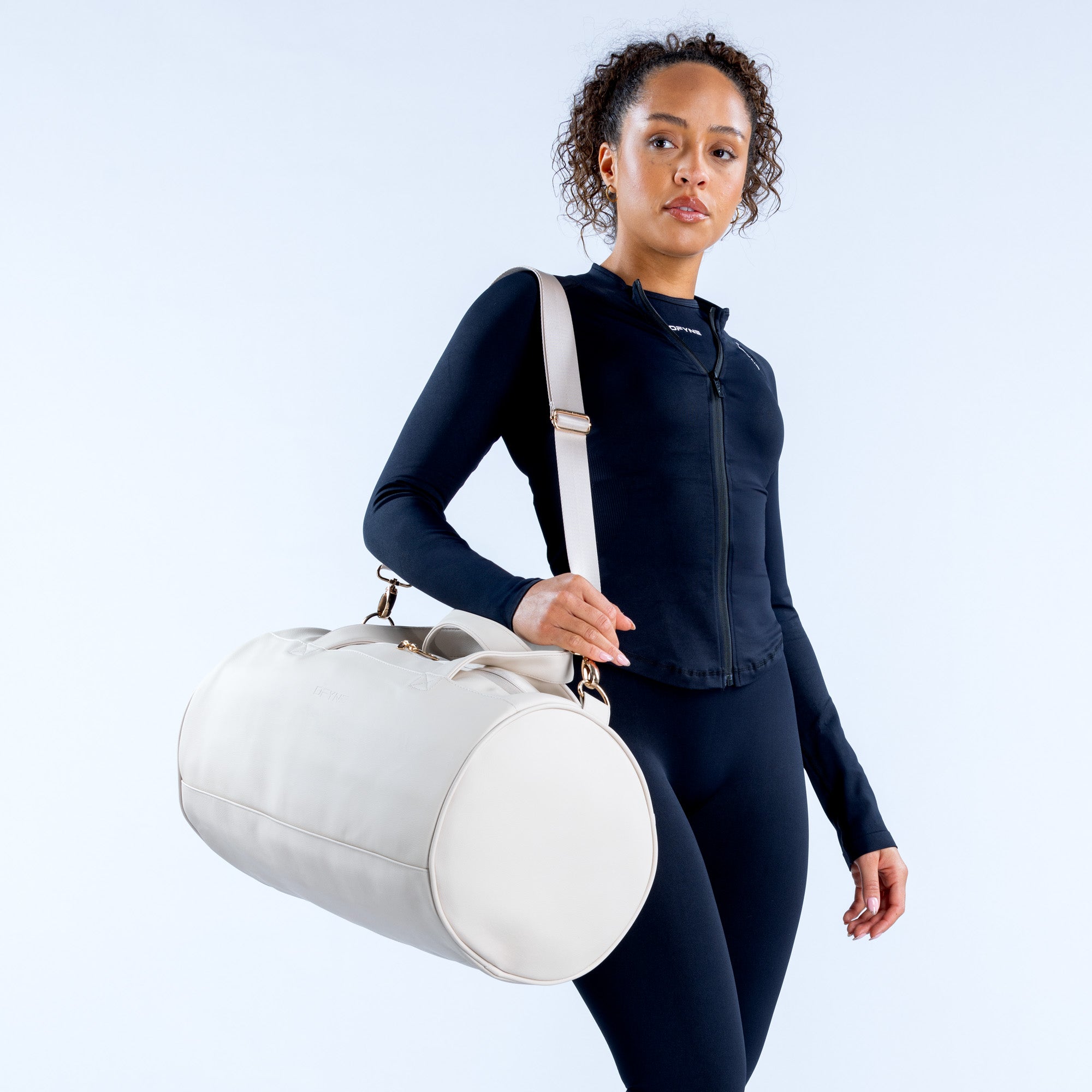 Bolsa Duffle DFYNE Mujer Blancas | 5824-DFEUH