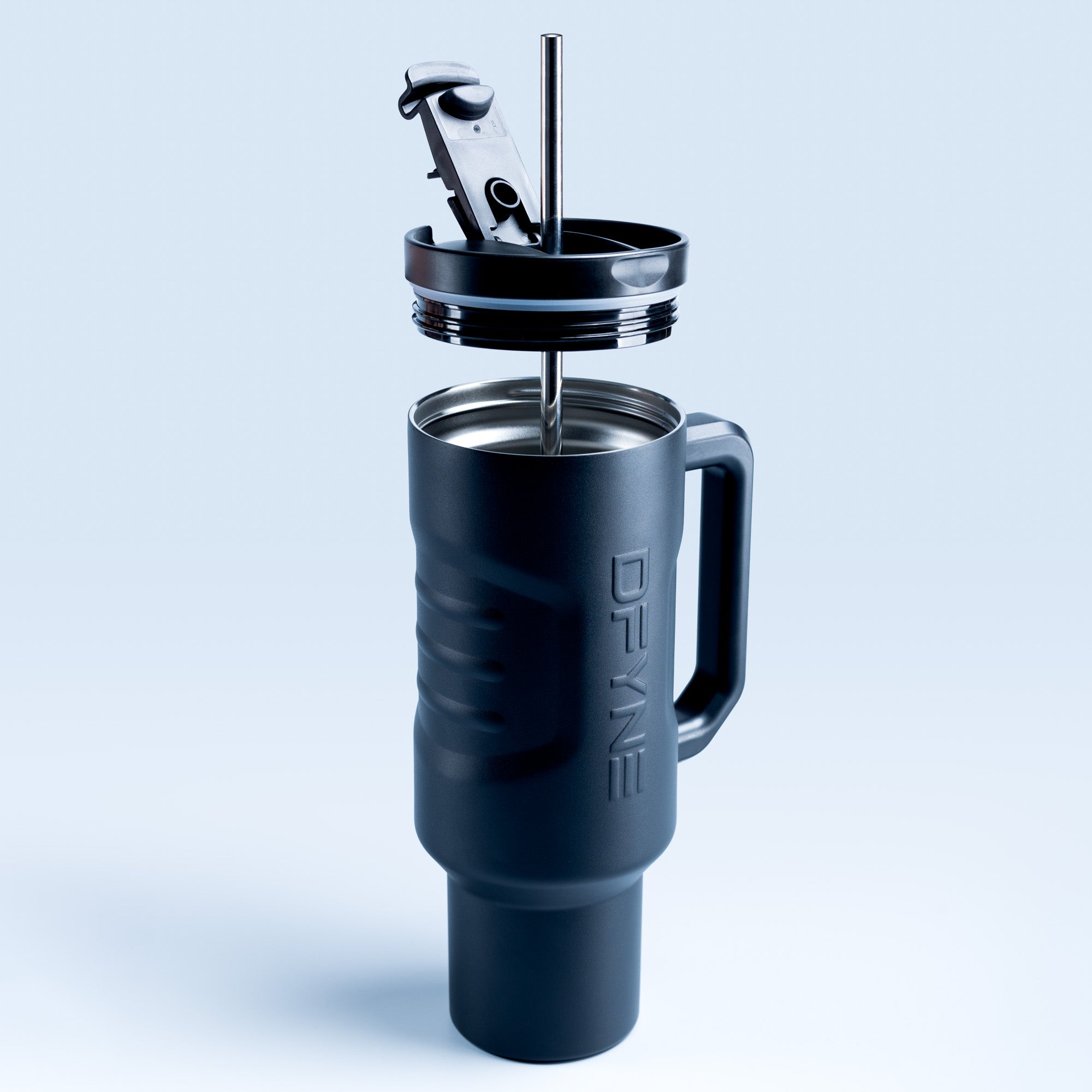 Botellas de Agua DFYNE Mujer Negras | 0841-IFUVK