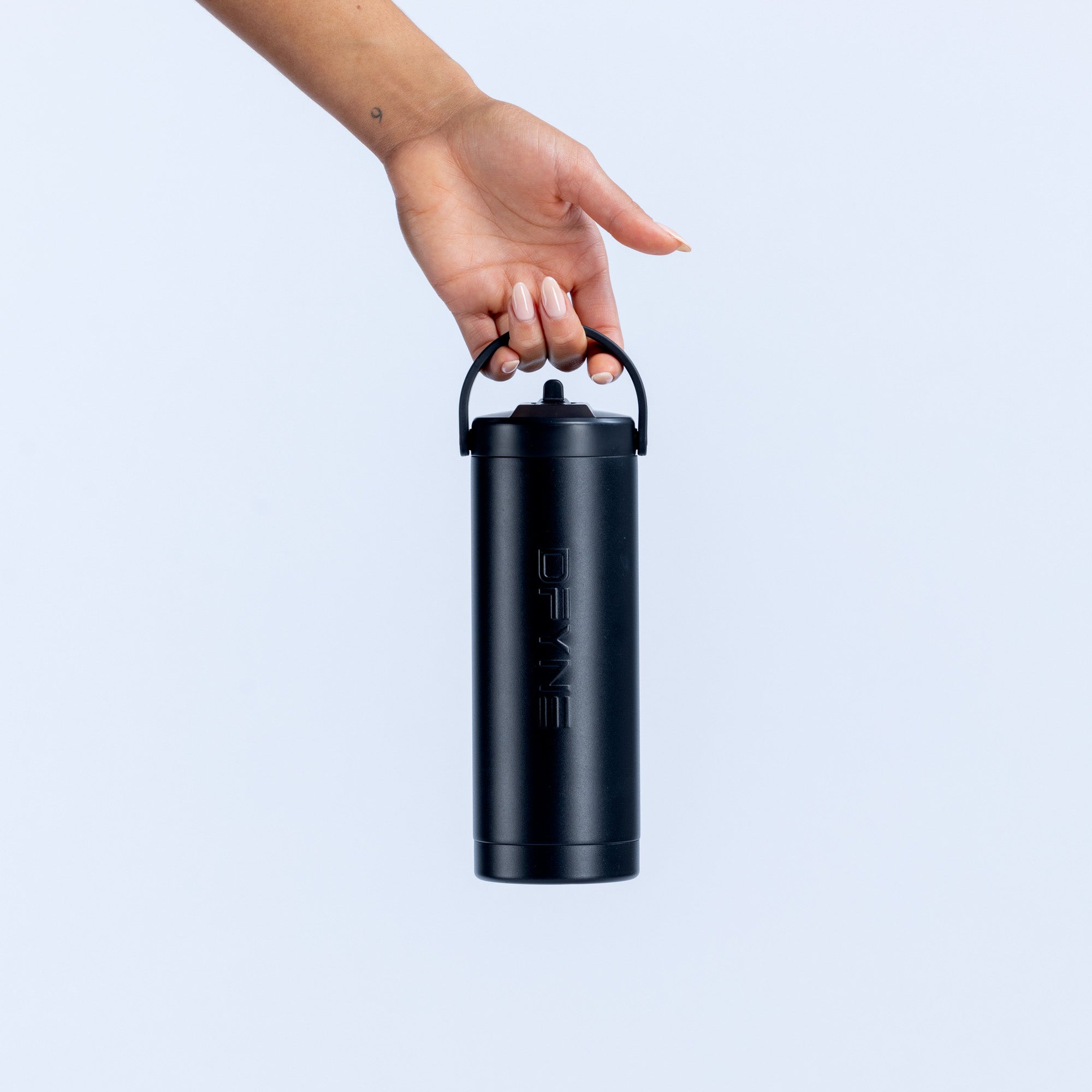 Botellas de Agua DFYNE Mujer Negras | 5287-TMQVX