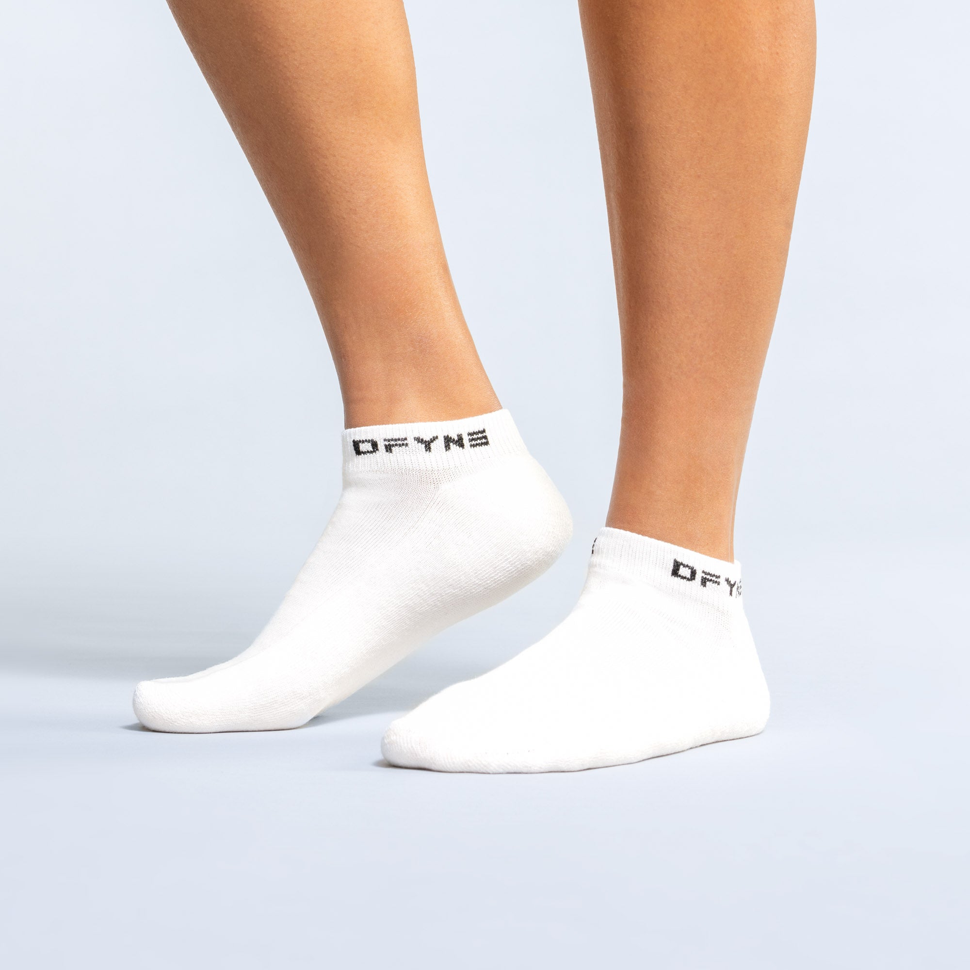 Calcetines DFYNE Revive Ankle Mujer Blancas Negras | 2074-BXFVA