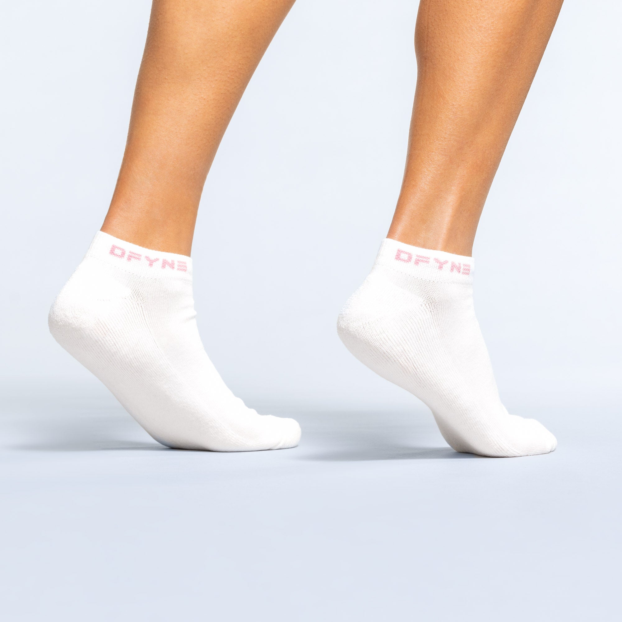 Calcetines DFYNE Revive Ankle Mujer Blancas Rosas Claro Rosas | 2398-QOEUA