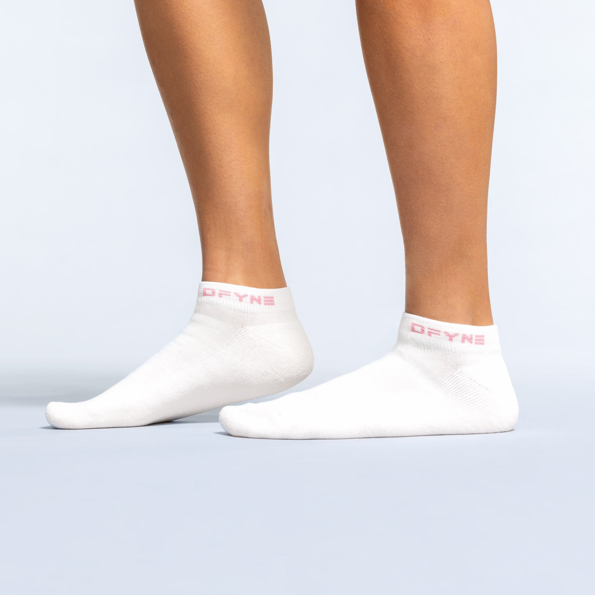 Calcetines DFYNE Revive Ankle Mujer Blancas Rosas Claro Rosas | 2398-QOEUA