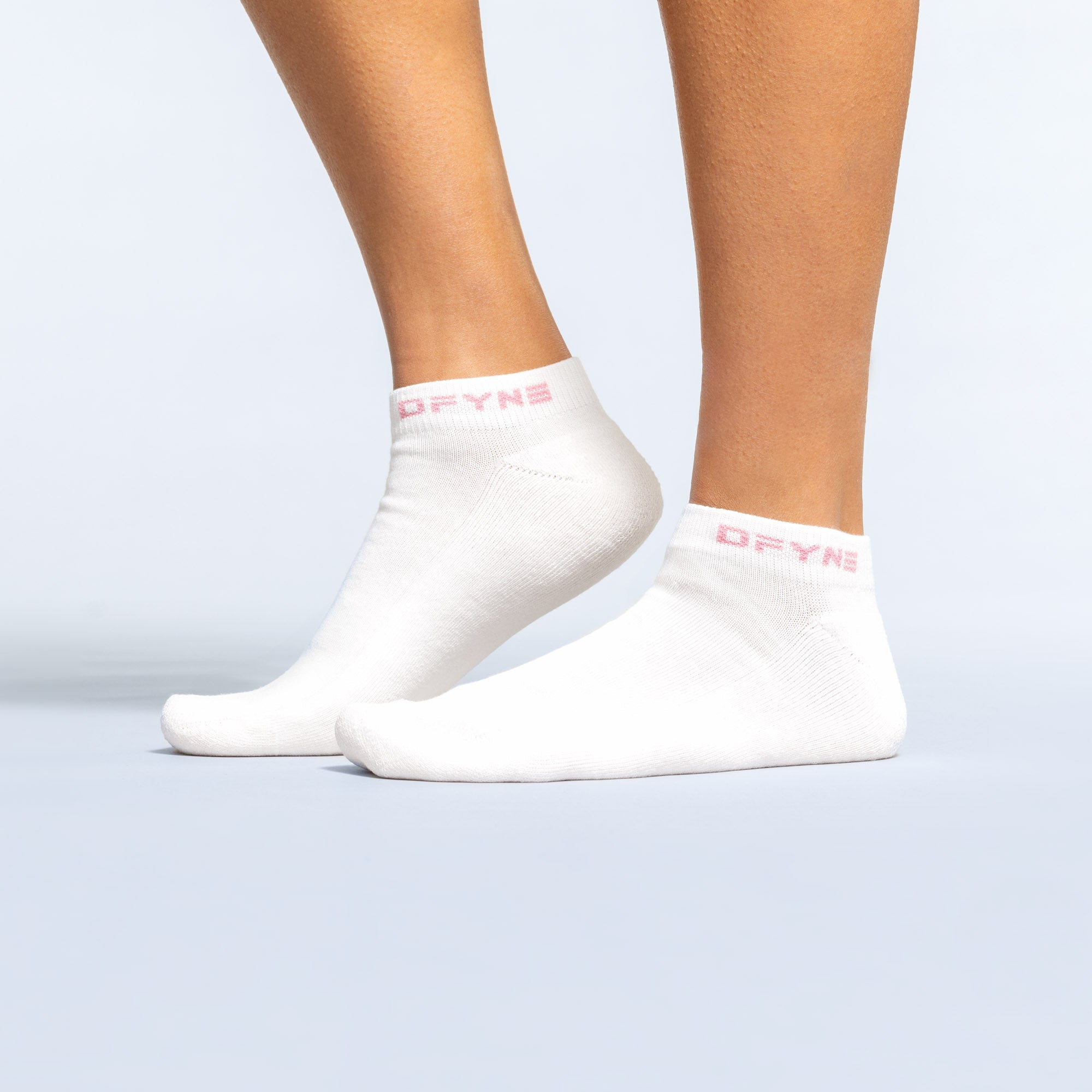 Calcetines DFYNE Revive Ankle Mujer Blancas Rosas Claro Rosas | 2398-QOEUA
