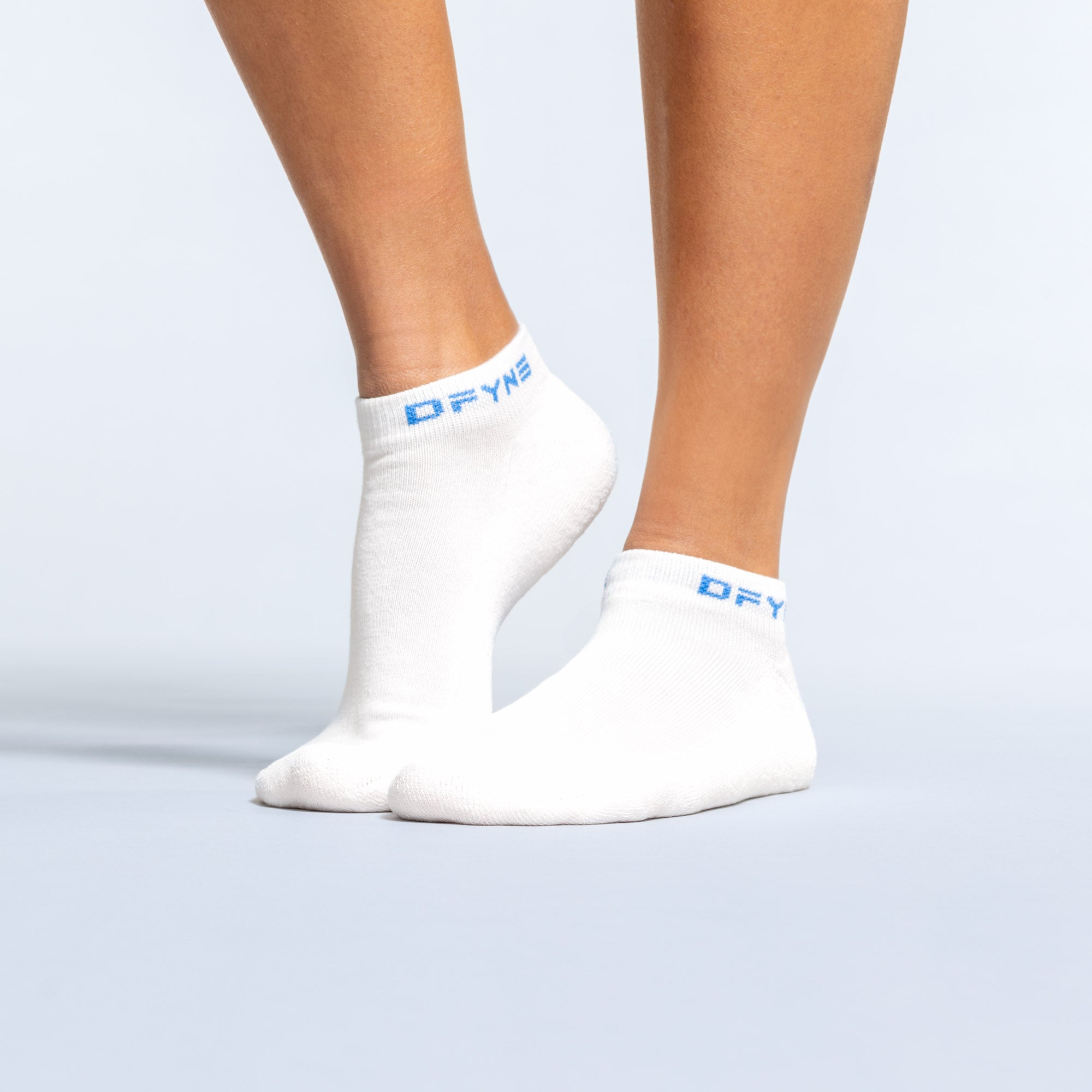 Calcetines DFYNE Revive Ankle Mujer Blancas Azules | 6275-JXAQF
