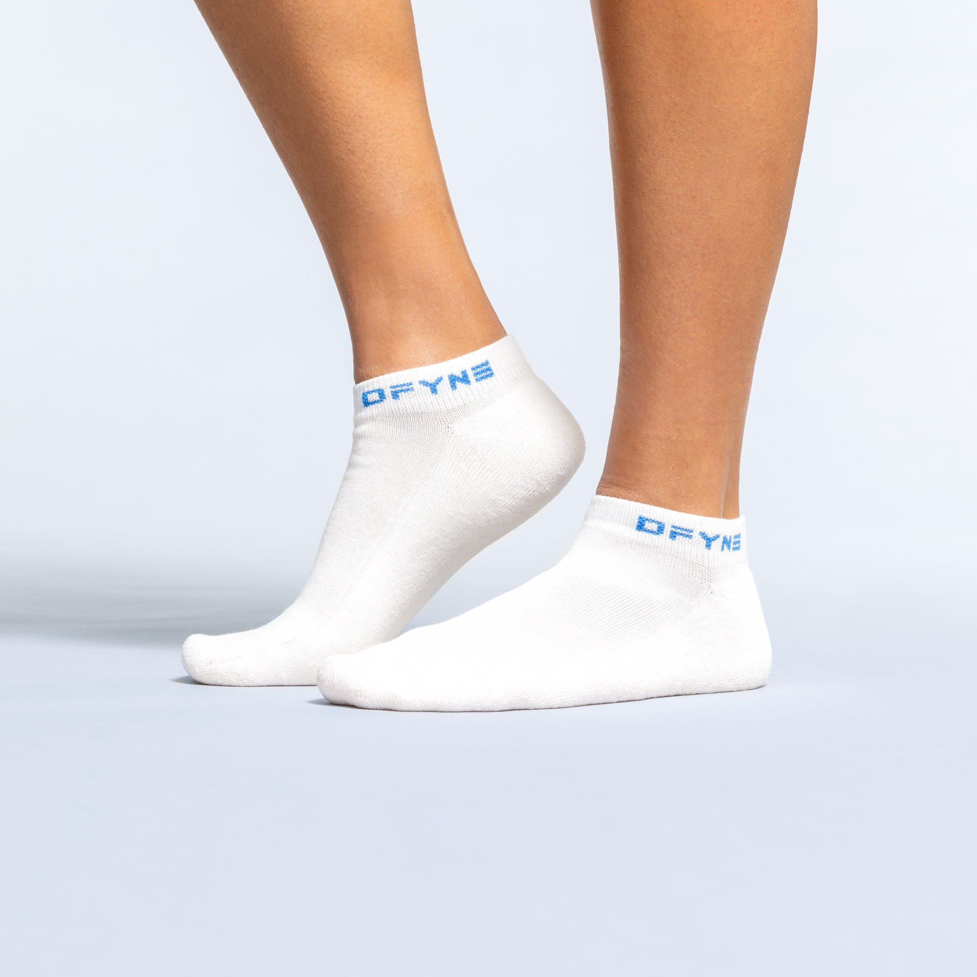 Calcetines DFYNE Revive Ankle Mujer Blancas Azules | 6275-JXAQF