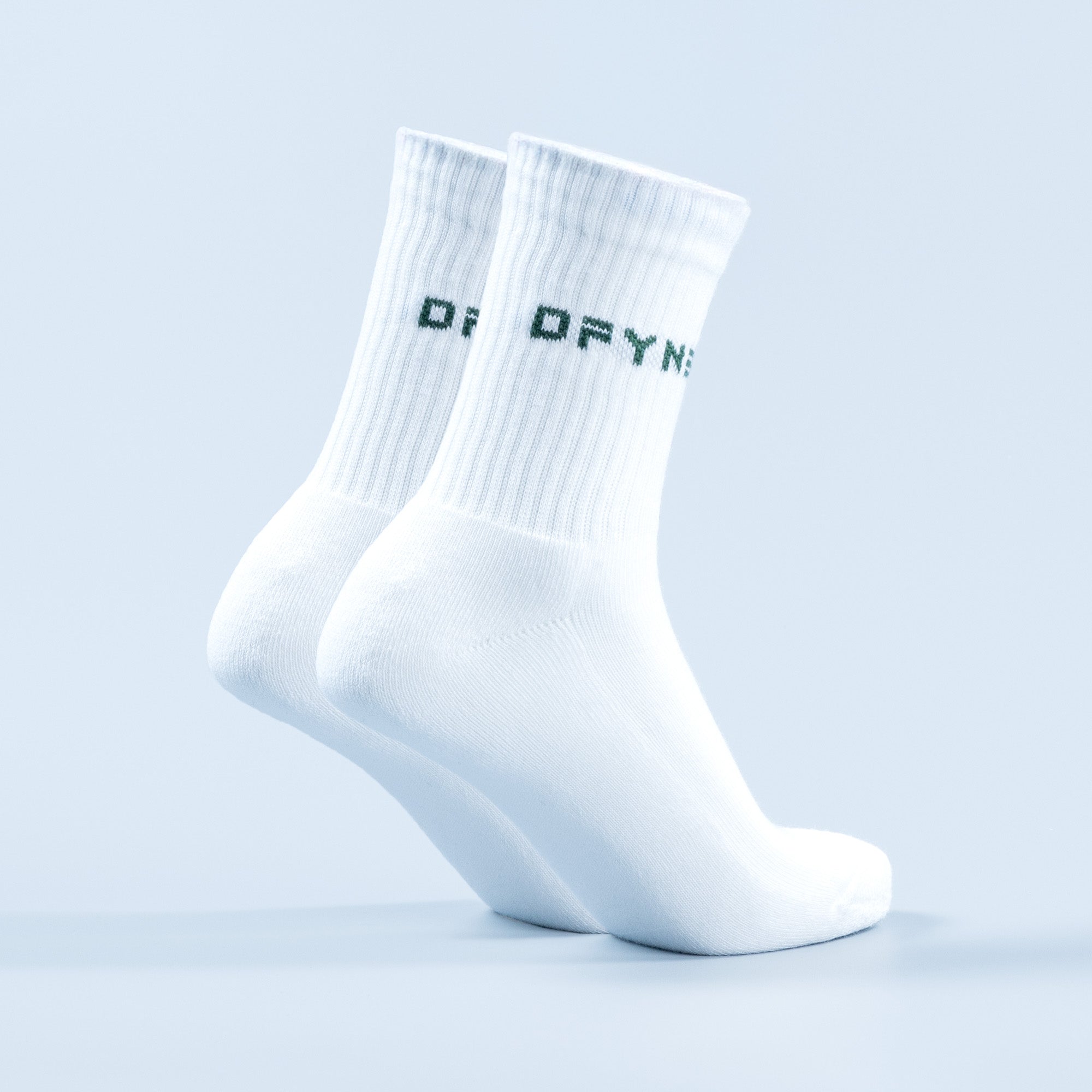 Calcetines DFYNE Revive Crew Mujer Blancas | 7460-OJQZI