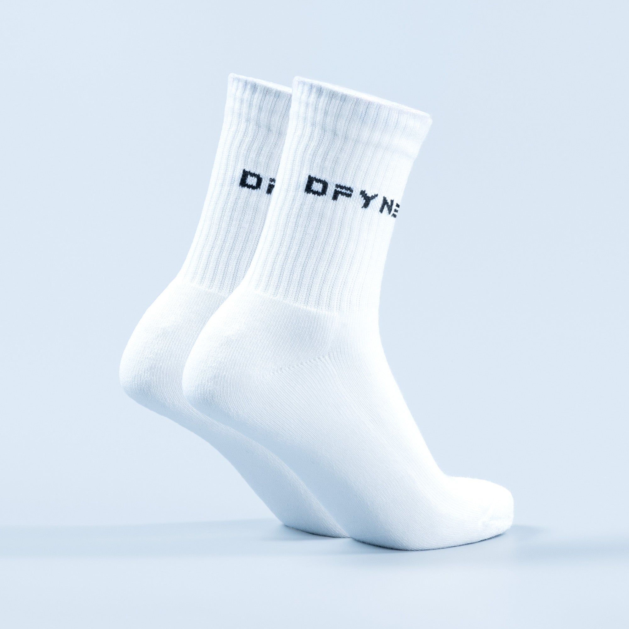 Calcetines DFYNE Revive Crew Mujer Blancas Negras | 4951-HXZYO