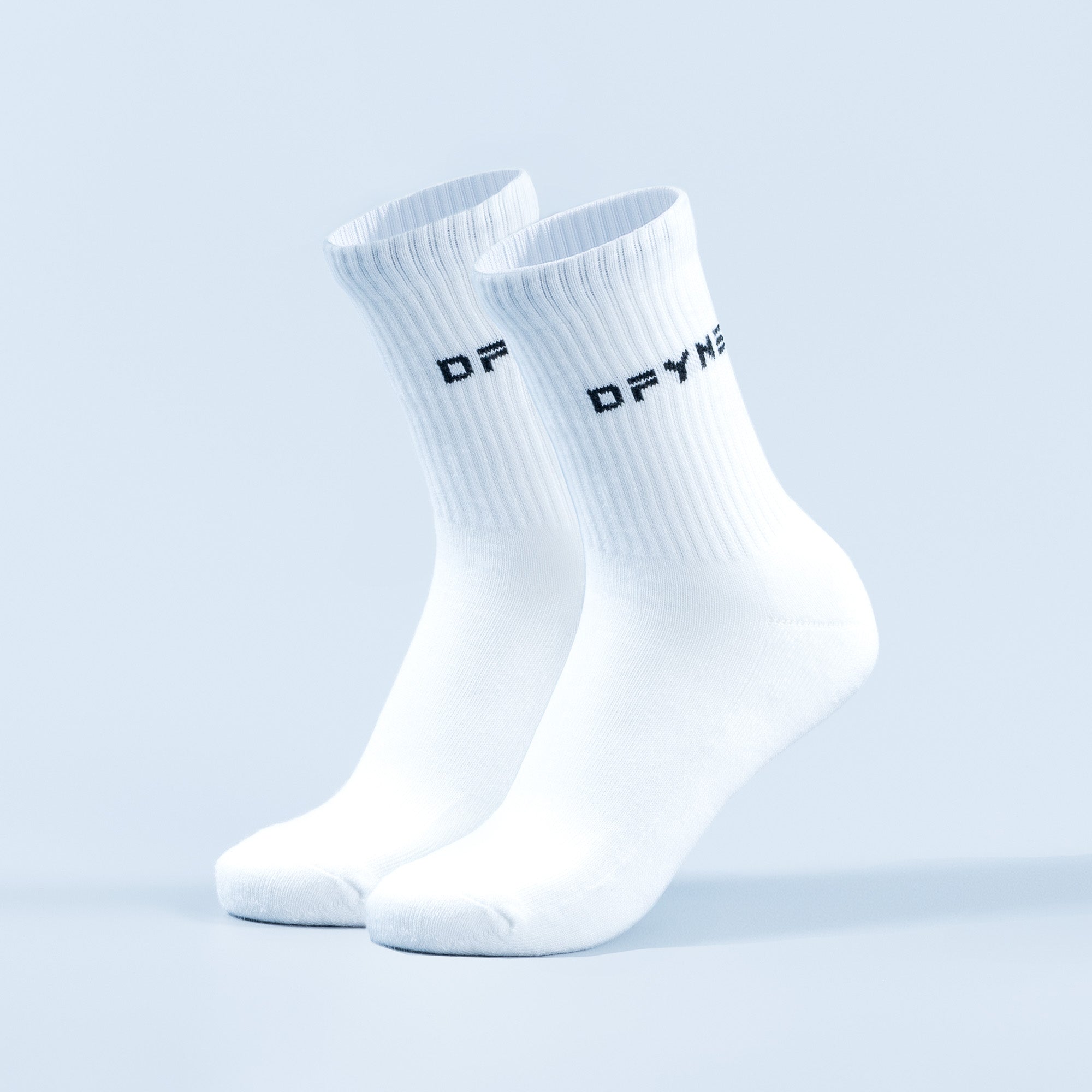 Calcetines DFYNE Revive Crew Mujer Blancas Negras | 4951-HXZYO
