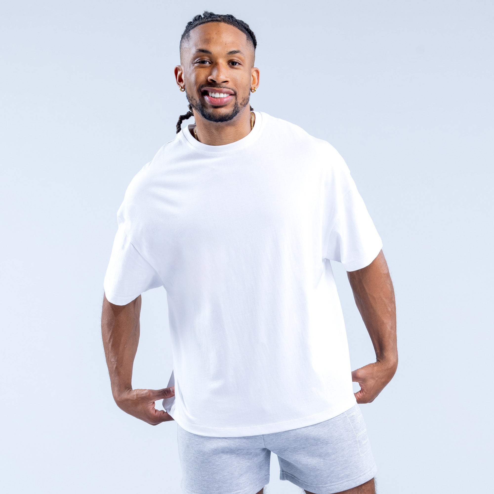 Camiseta DFYNE Recharge Graphic Hombre Blancas | 1753-BCJZD