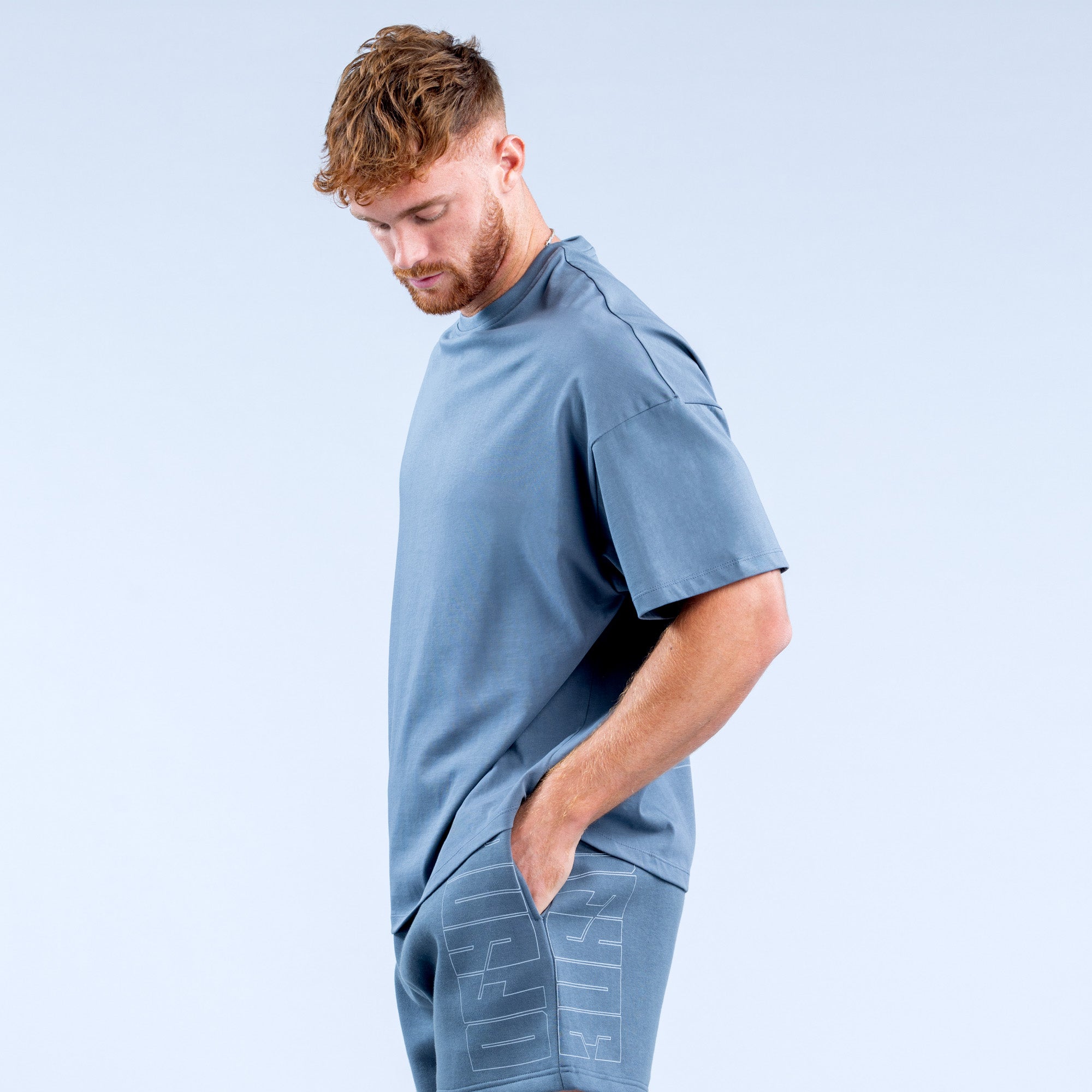 Camiseta DFYNE Recharge Graphic Hombre Gris | 8247-GHADI