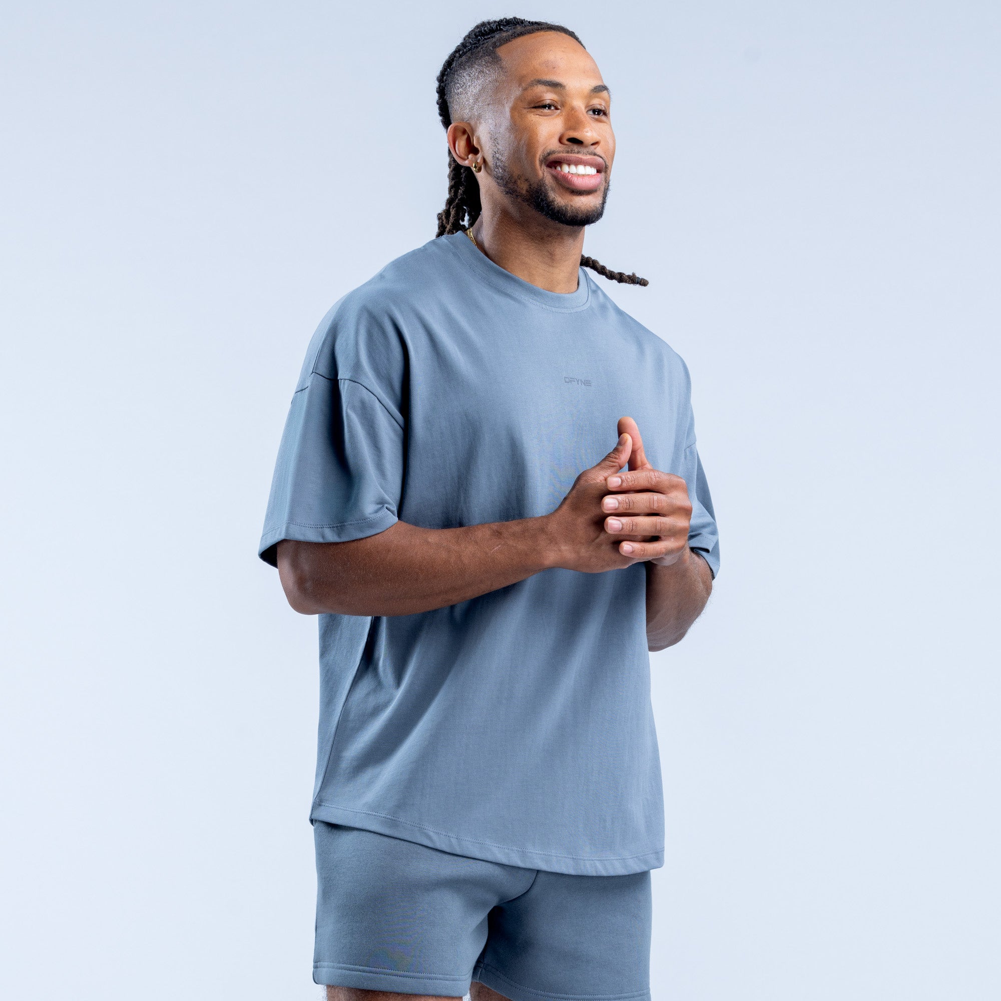 Camiseta DFYNE Recharge Hombre Gris | 4963-DWHEV