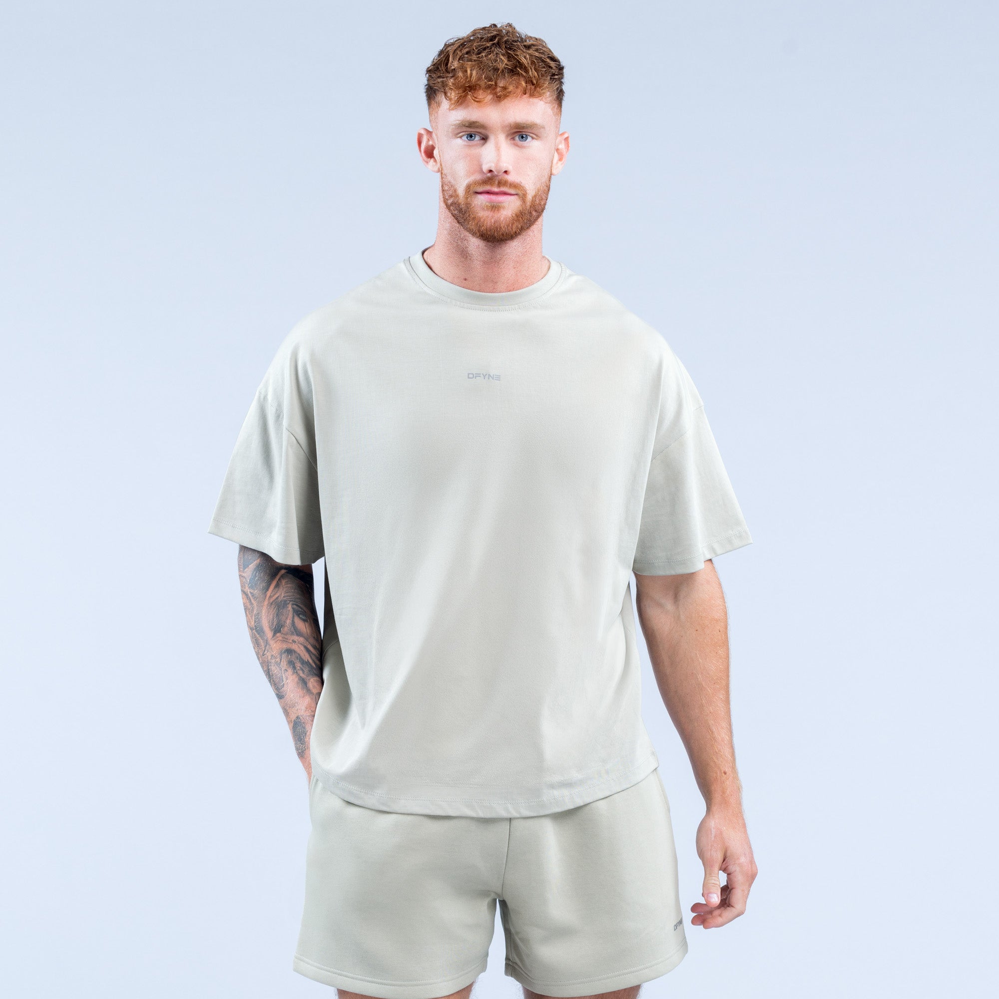 Camiseta DFYNE Recharge Hombre Gris | 6718-DWKCZ