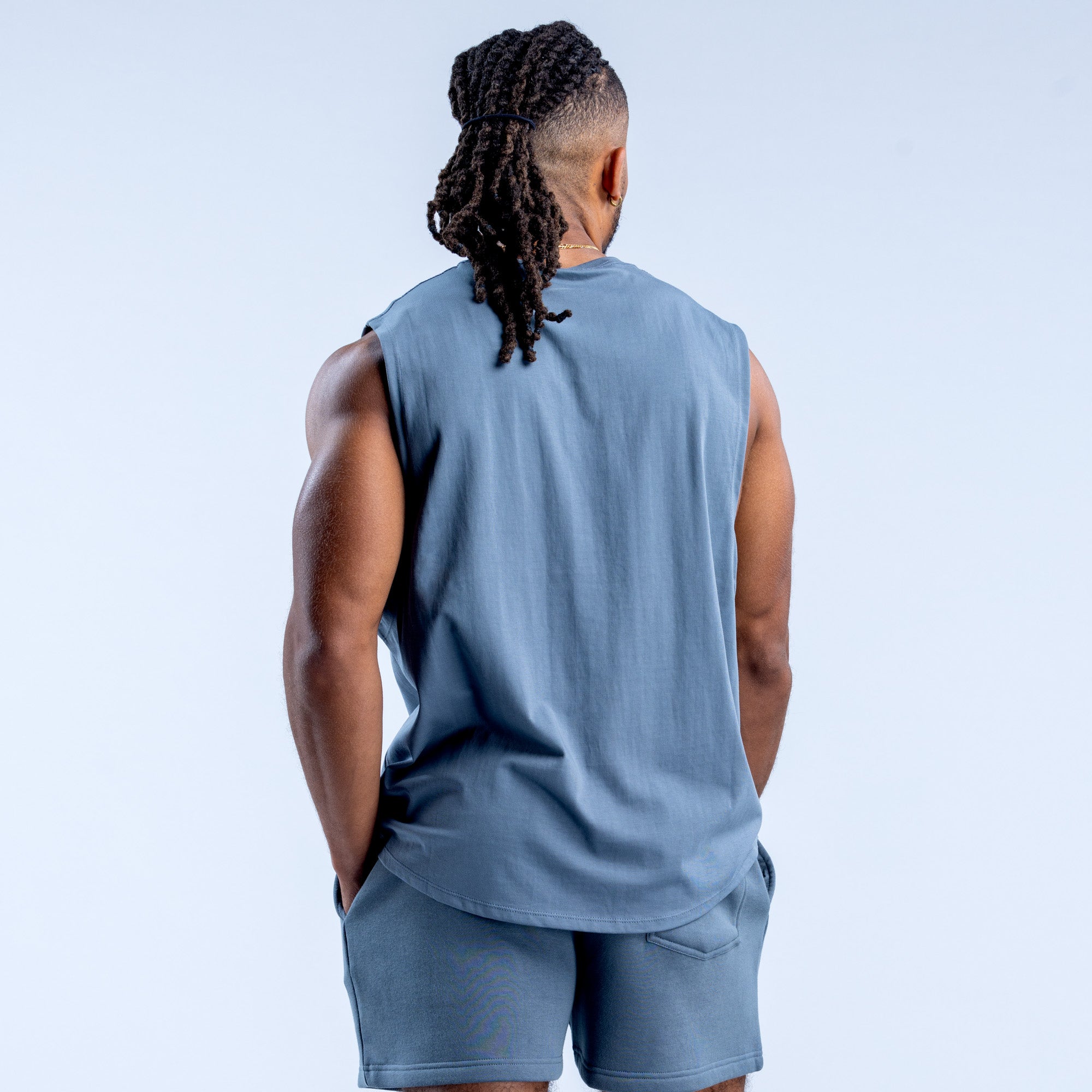 Camiseta sin Manga DFYNE Recharge Hombre Gris | 8427-YMWCN