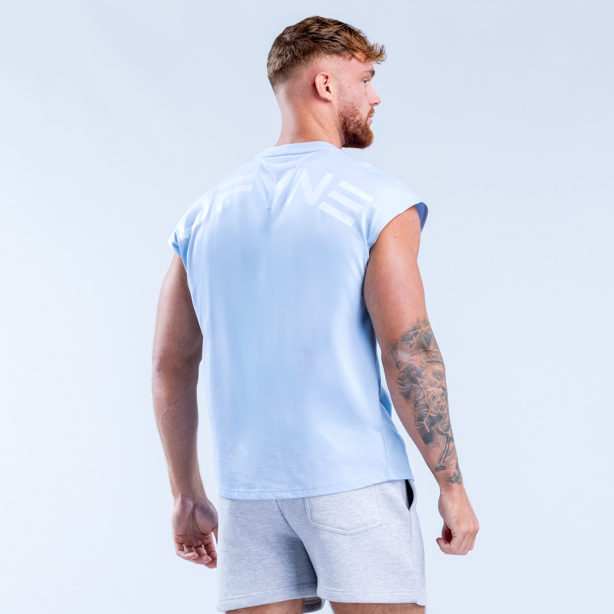 Camiseta sin Manga DFYNE Signature Hombre Azules | 5027-IJQEP