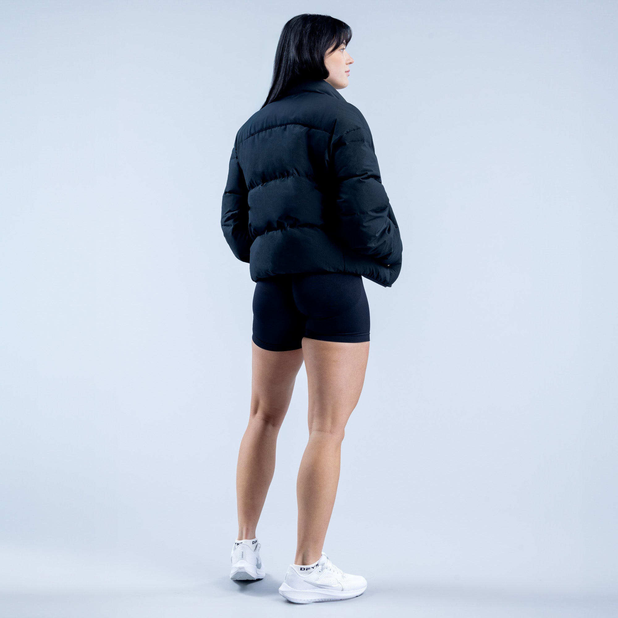 Chaquetas DFYNE Revive Short Down Mujer Negras | 6214-ZYSOL