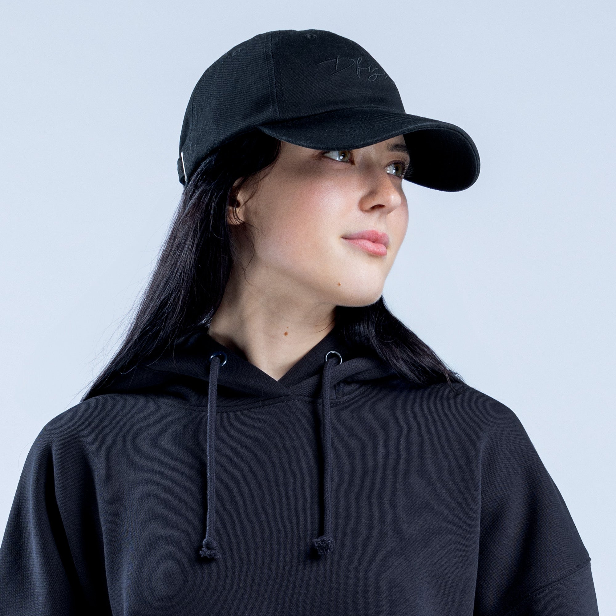 Gorra DFYNE Script Mujer Negras | 6528-LXFAW