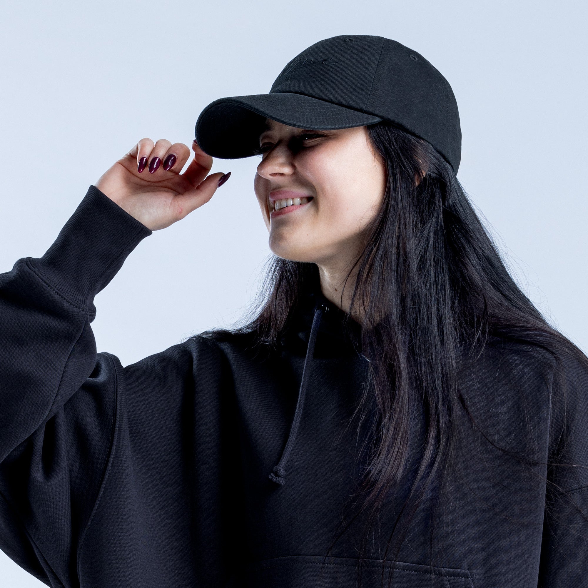 Gorra DFYNE Script Mujer Negras | 6528-LXFAW