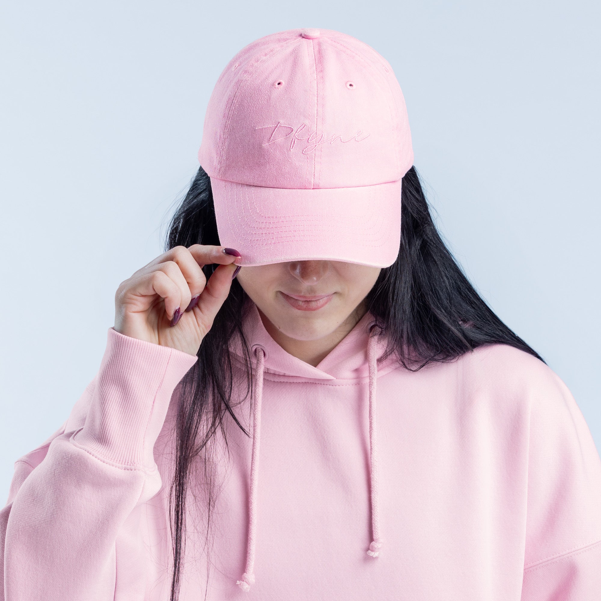 Gorra DFYNE Script Mujer Rosas Claro Rosas | 9761-PRIYF