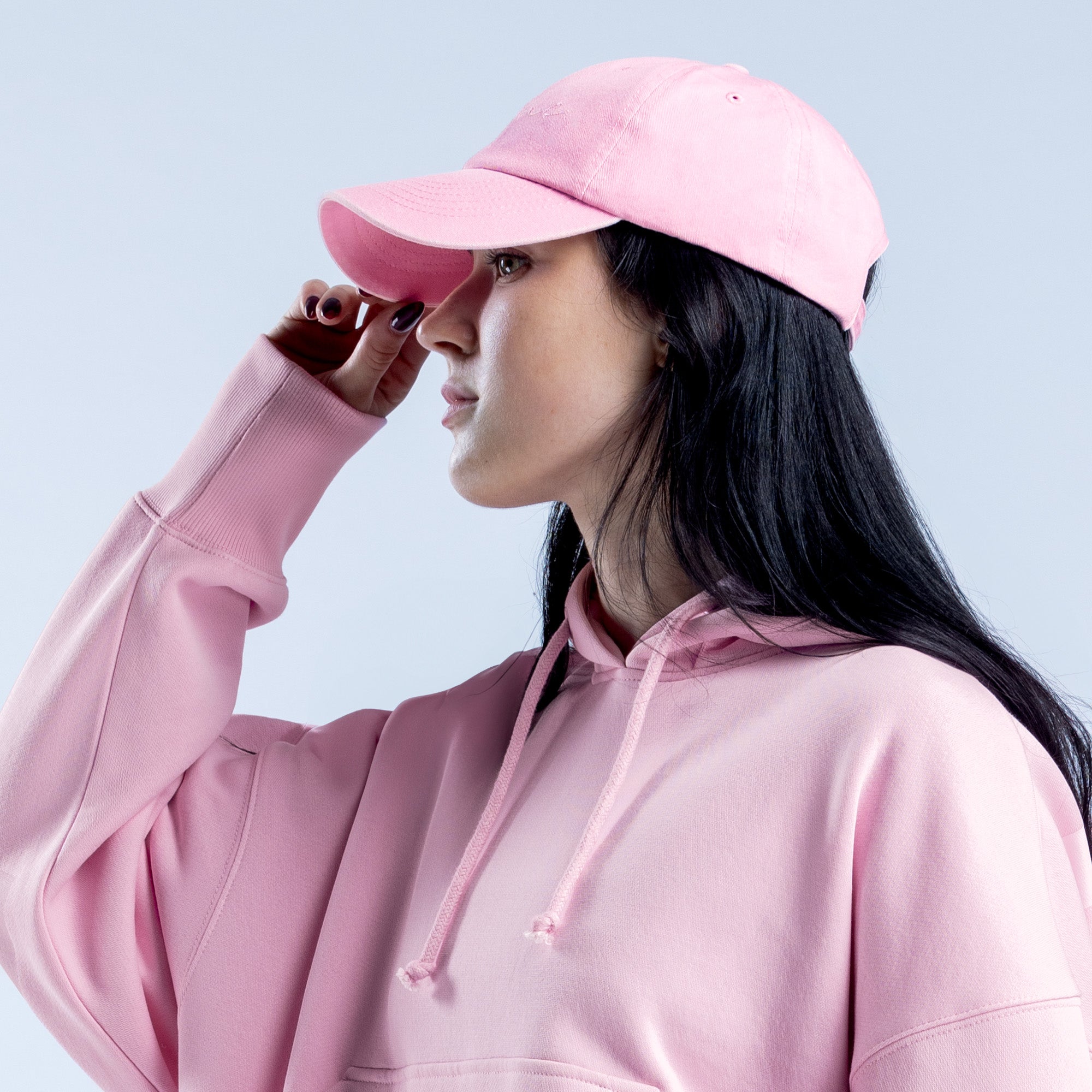 Gorra DFYNE Script Mujer Rosas Claro Rosas | 9761-PRIYF