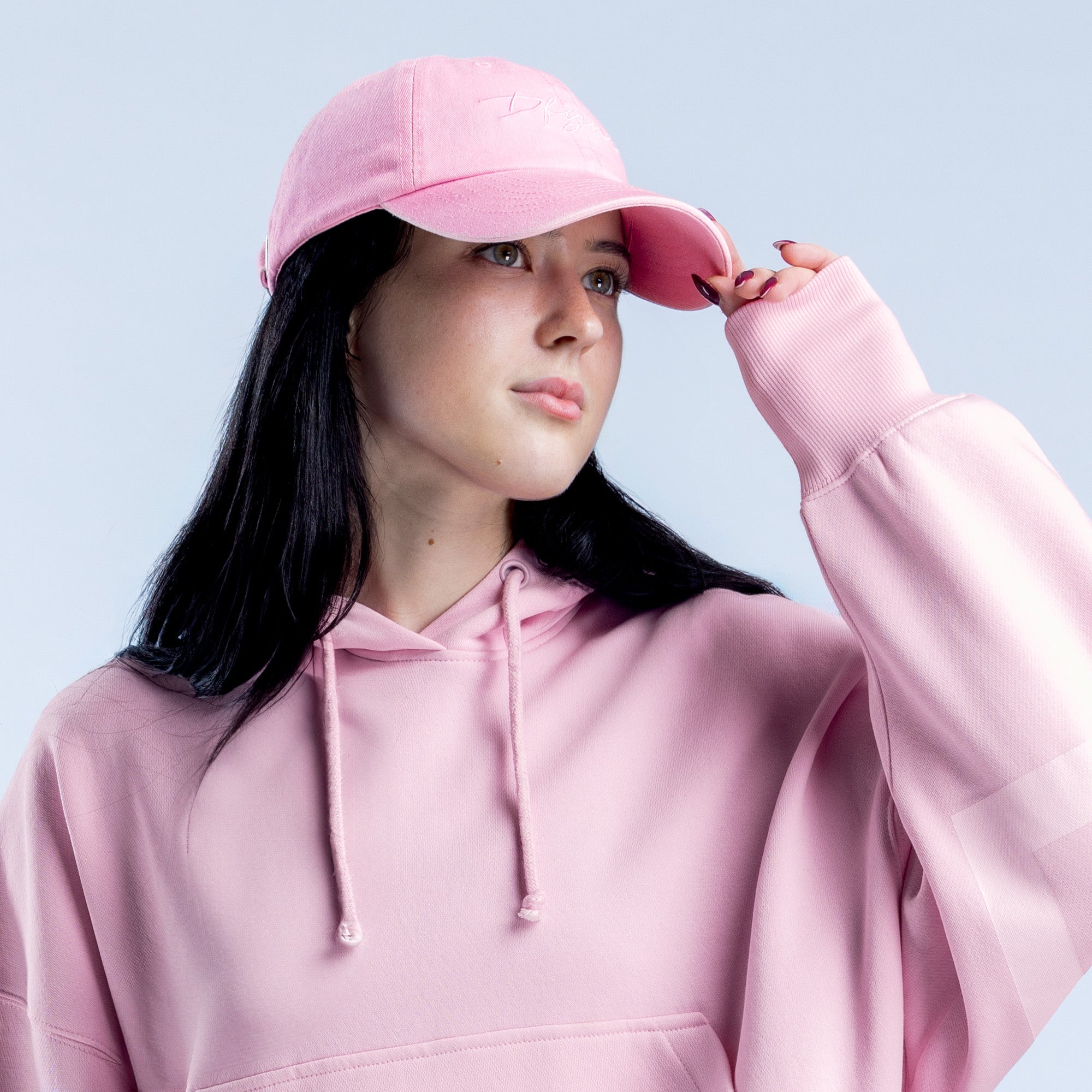 Gorra DFYNE Script Mujer Rosas Claro Rosas | 9761-PRIYF