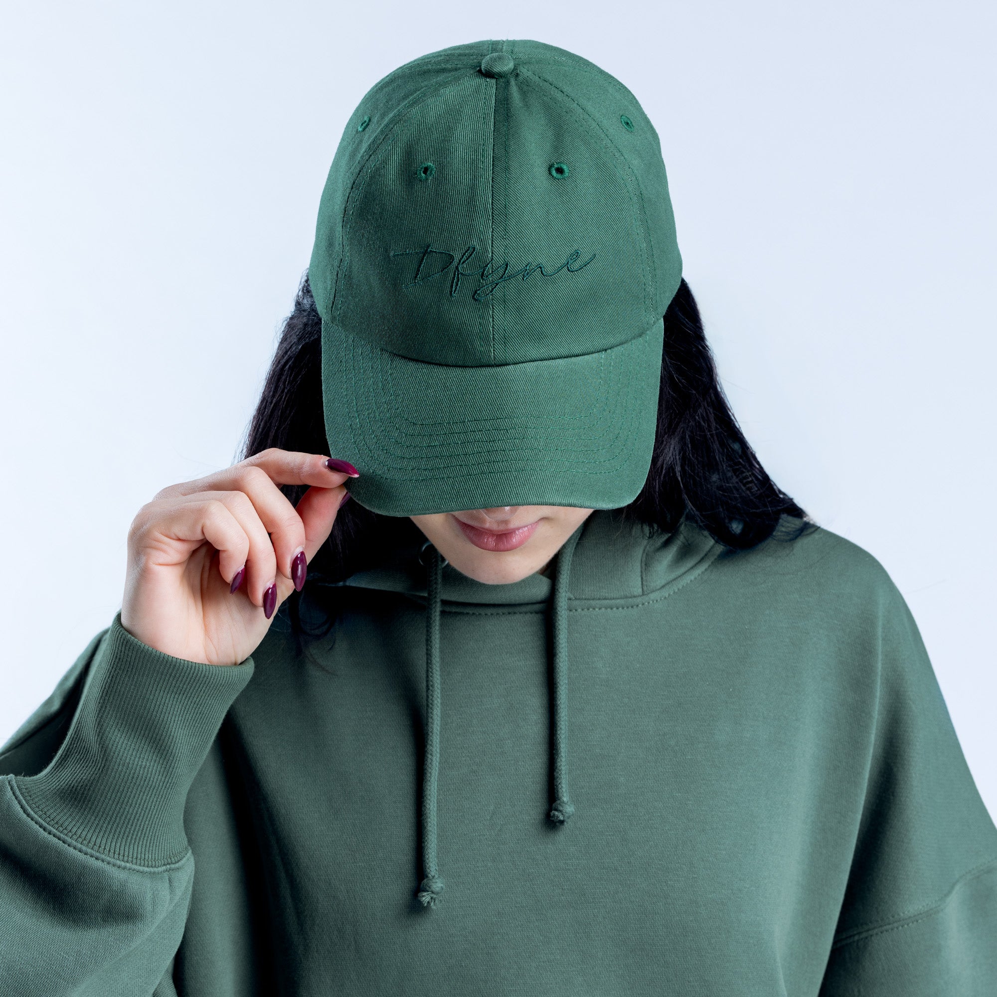Gorra DFYNE Script Mujer Verde | 9458-YPNWZ