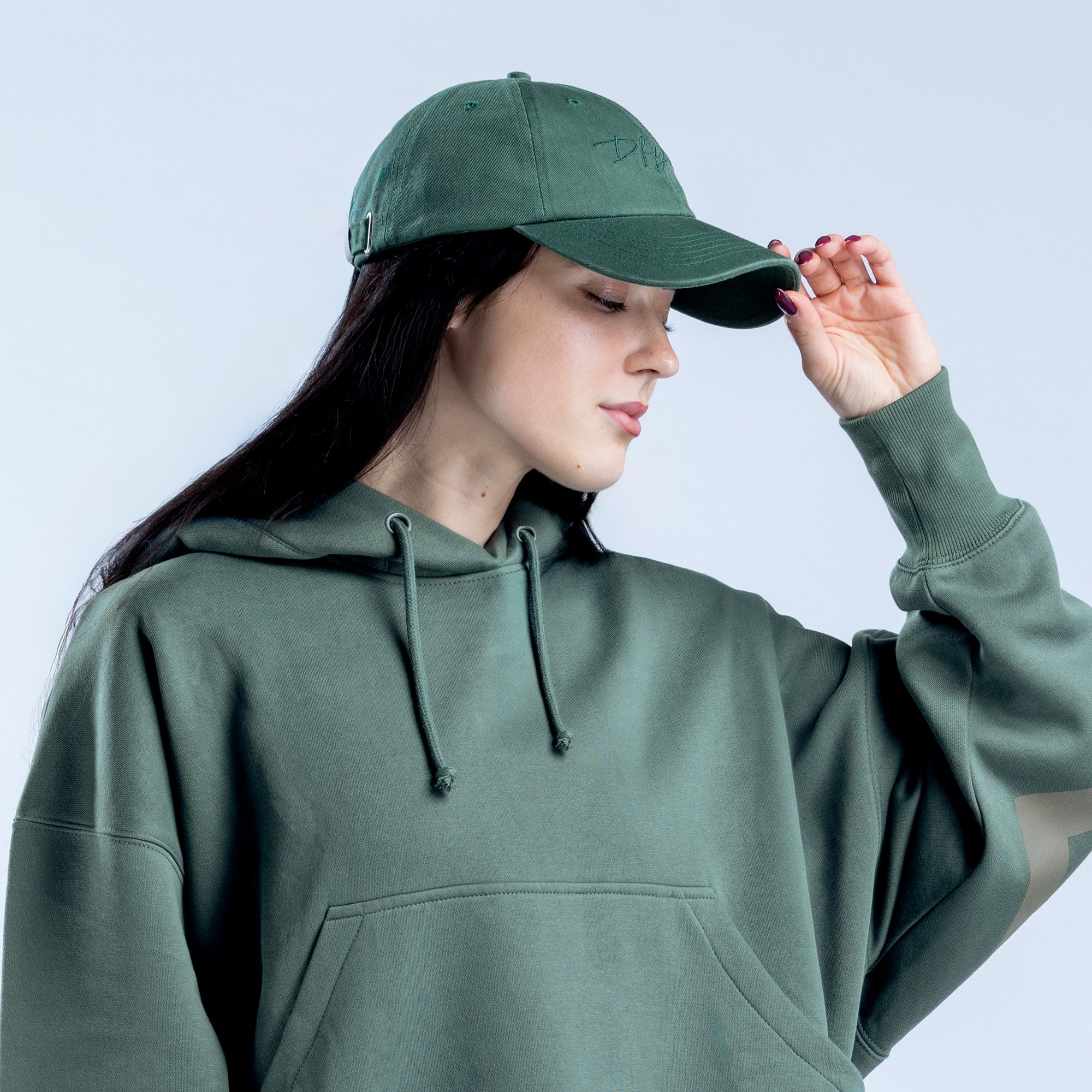 Gorra DFYNE Script Mujer Verde | 9458-YPNWZ