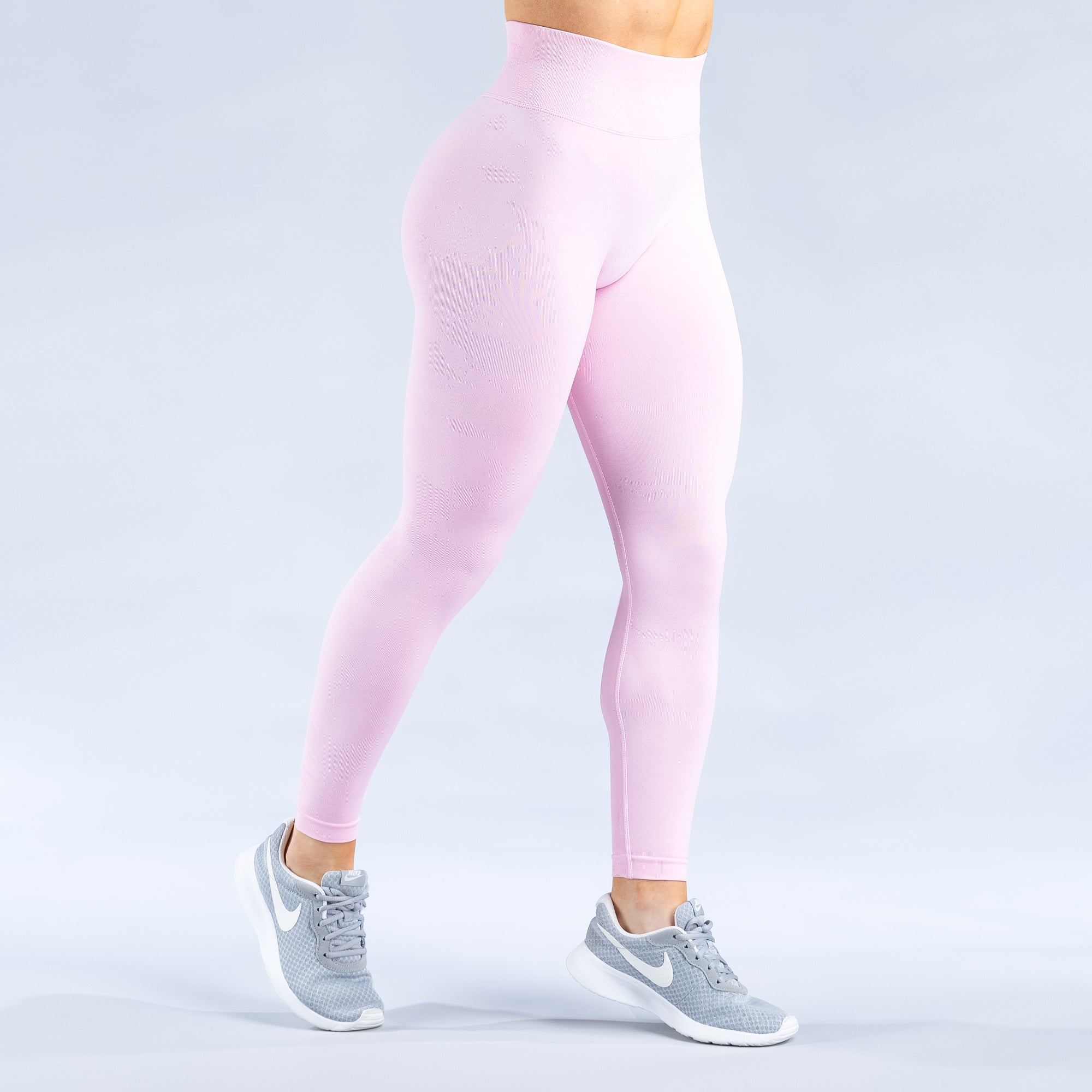 Leggings DFYNE Dynamic Mist Mujer Rosas Claro Rosas Blancas | 7912-RTPSW