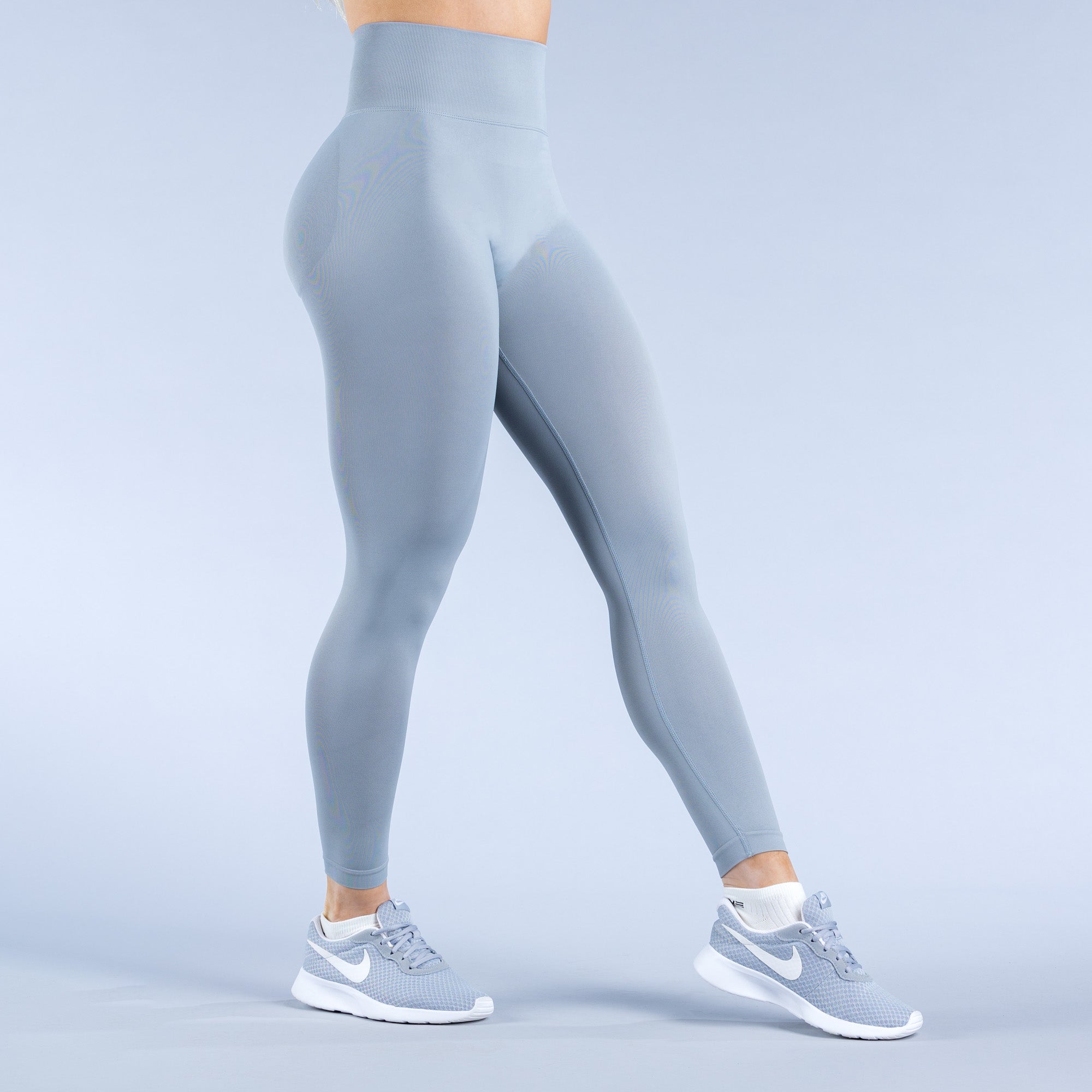 Leggings DFYNE Dynamic Mujer Gris Claro | 8726-OYQIH
