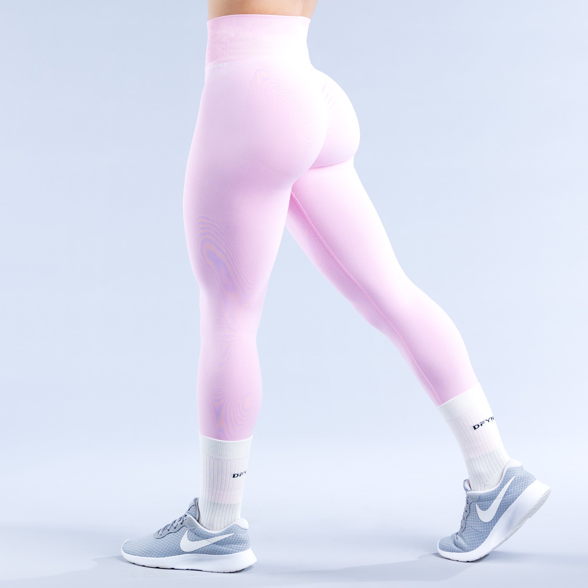 Leggings DFYNE Dynamic Mujer Rosas Claro Rosas | 2508-NCQZH