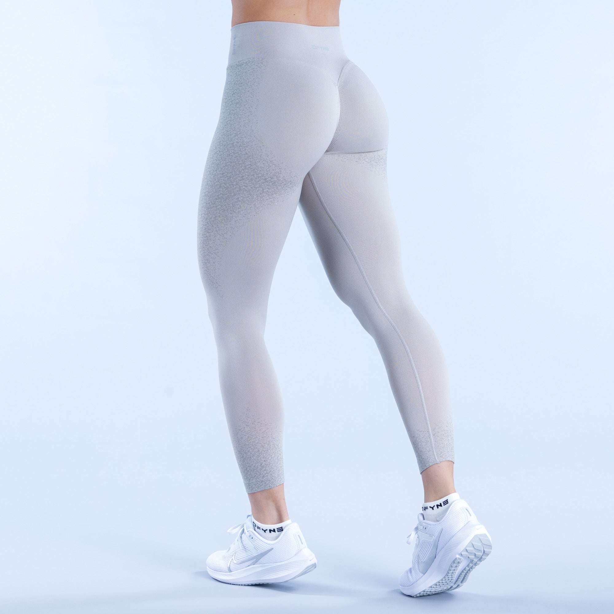Leggings DFYNE Ignite Mujer Gris Claro | 0592-YCKOS