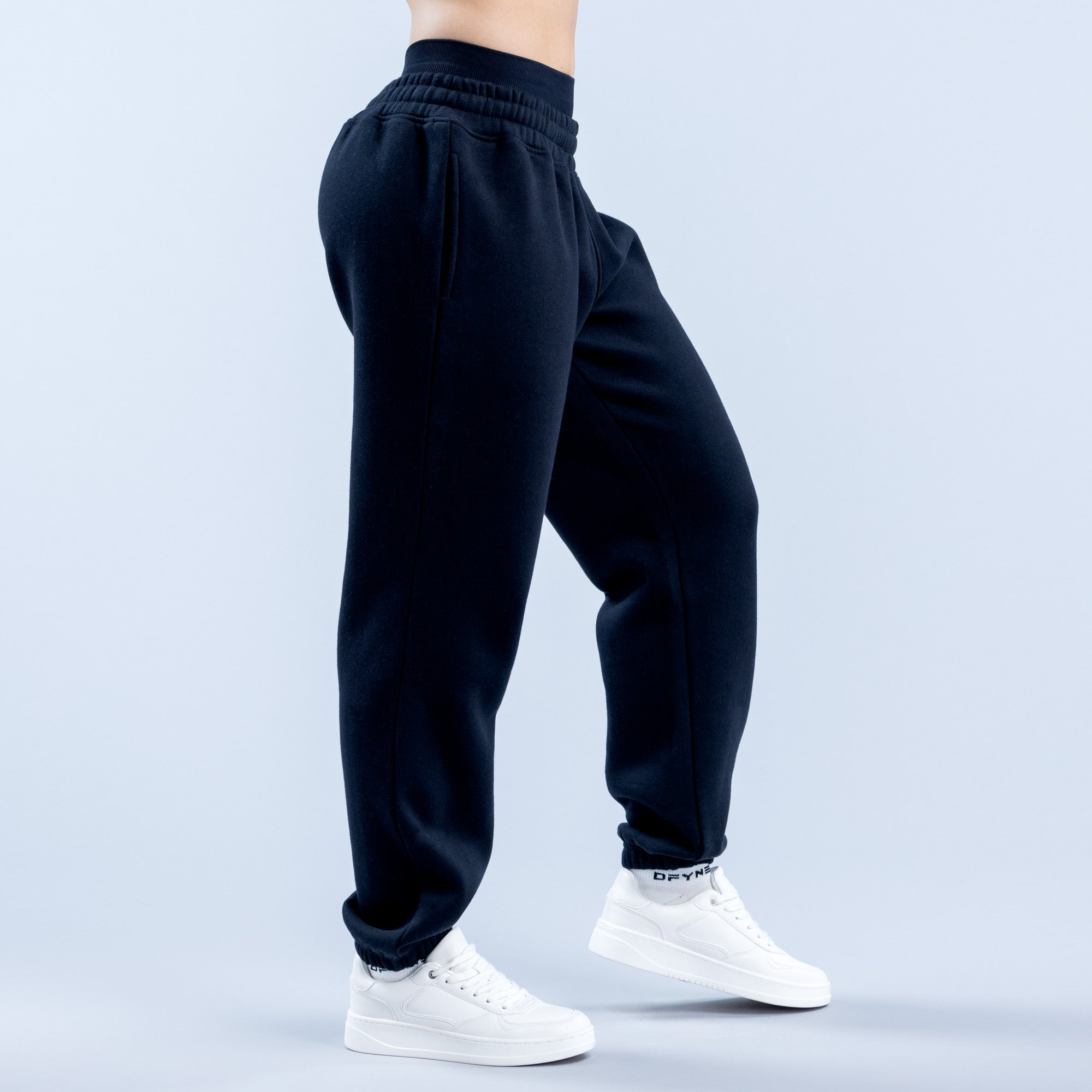 Pantalon Jogger DFYNE Revive Heavy Weight Mujer Negras | 6942-FLSKV