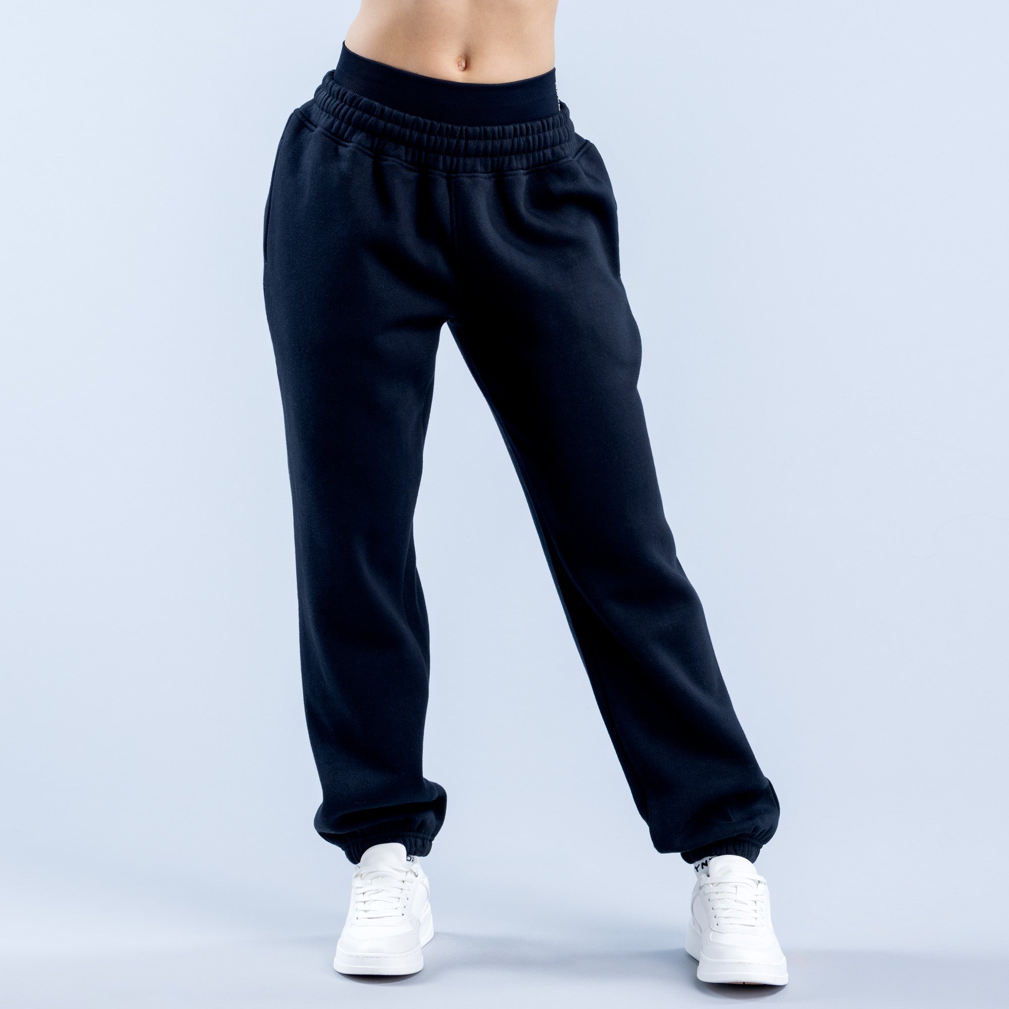 Pantalon Jogger DFYNE Revive Heavy Weight Mujer Negras | 6942-FLSKV