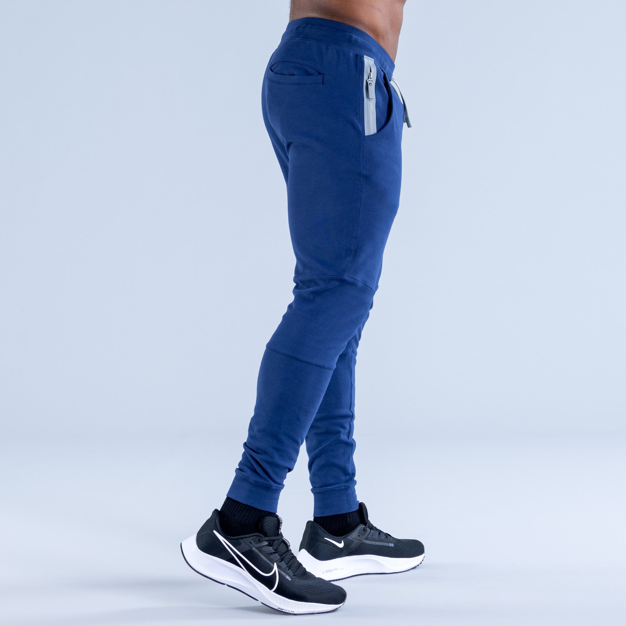 Pantalon Jogger DFYNE Stealth Tapered Hombre Azules | 2089-CHFPE