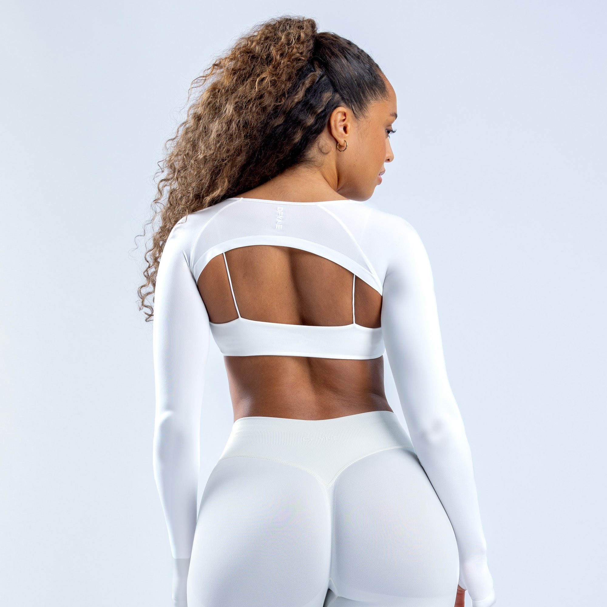 Shrug DFYNE Defy Long Sleeve Mujer Blancas | 9863-PMWFT
