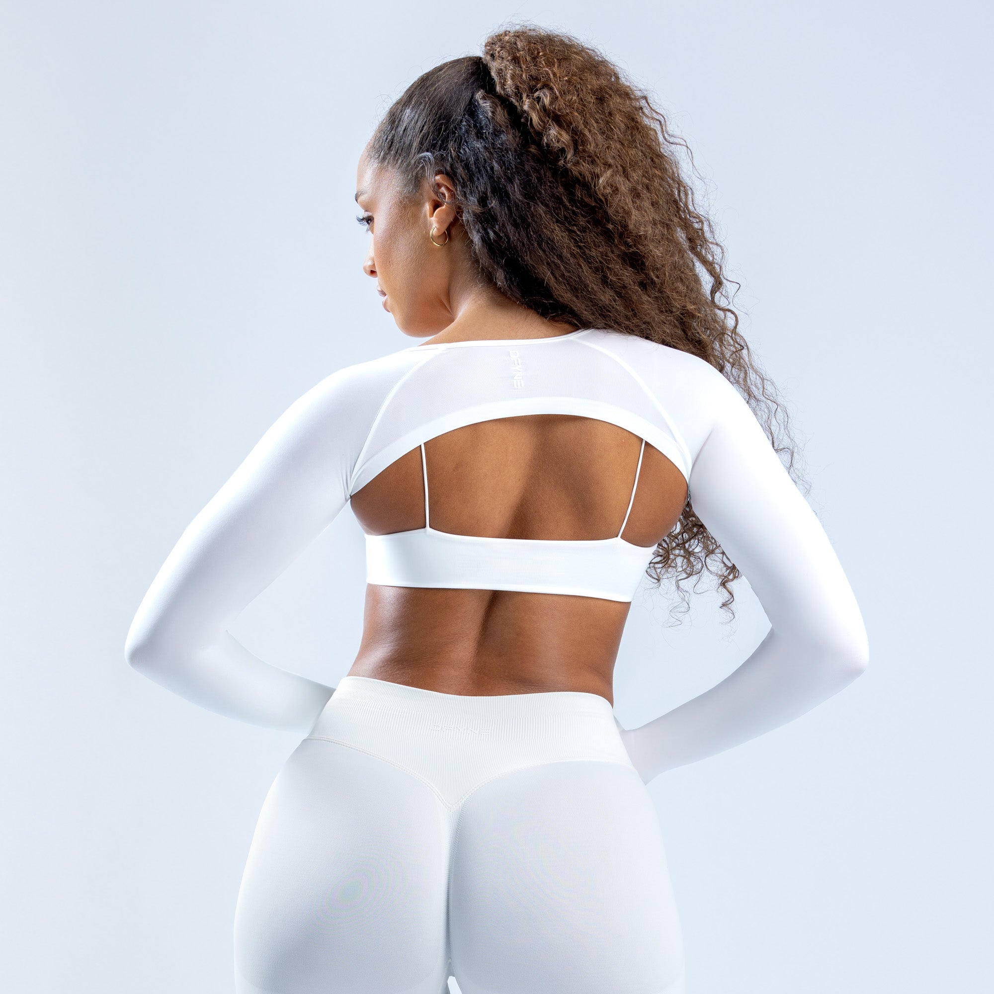 Shrug DFYNE Defy Long Sleeve Mujer Blancas | 9863-PMWFT