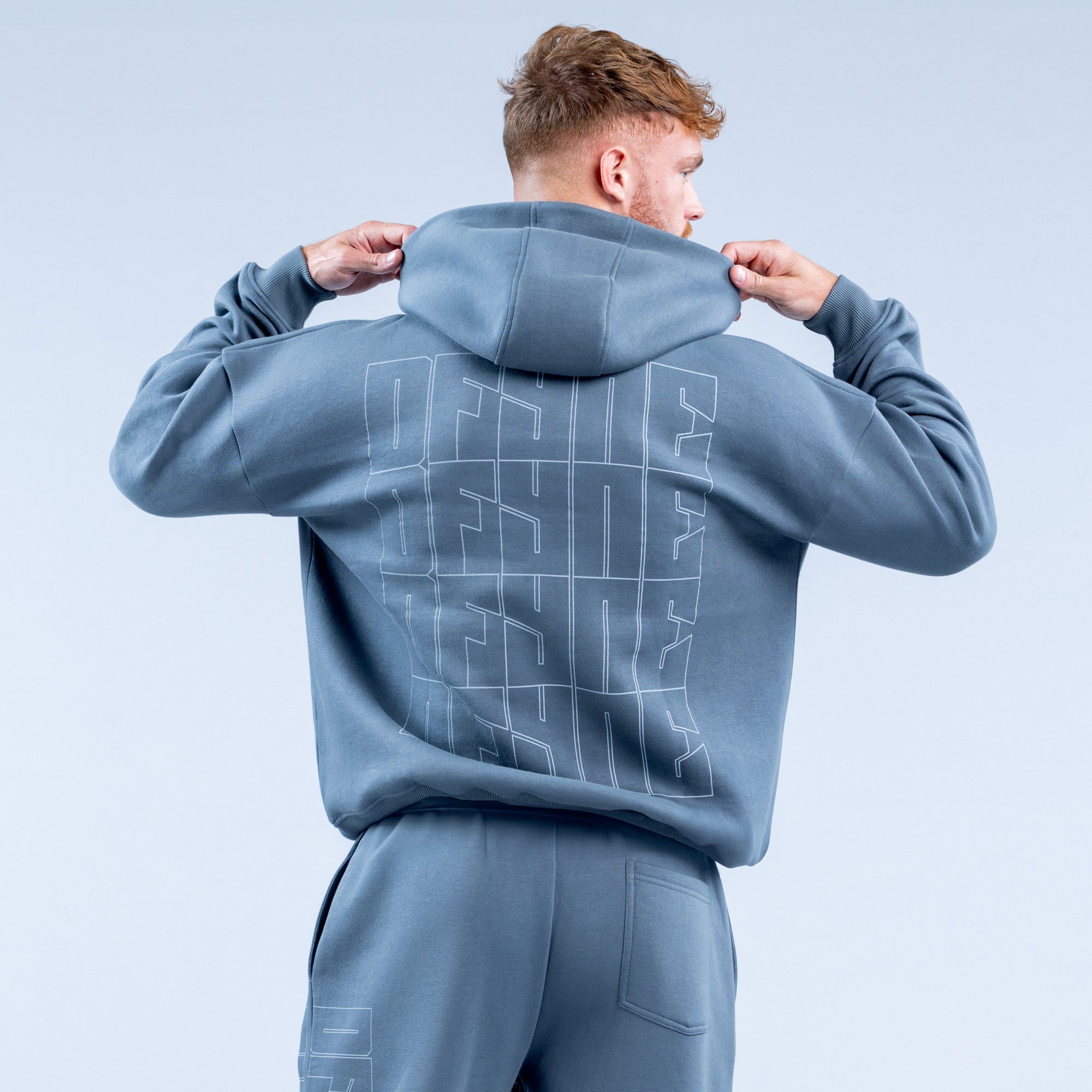 Sudadera con Capucha DFYNE Recharge Graphic Hombre Gris | 6084-HCUIJ